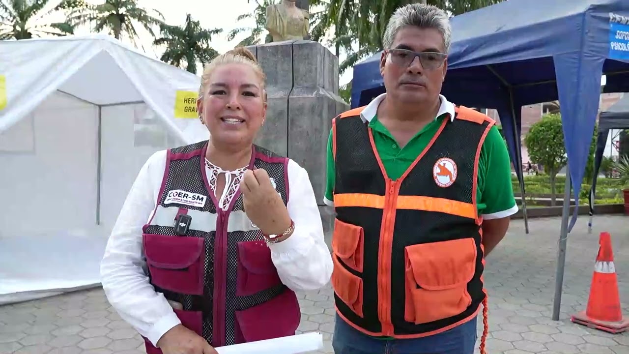 Tocache fue escenario del segundo simulacro nacional multipeligro Tocache fue escenario del segundo simulacro nacional multipeligro