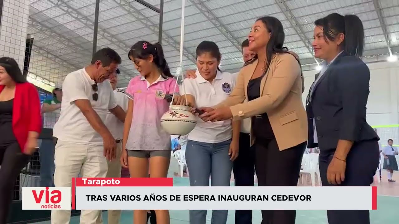 Tras varios años de espera inauguran CEDEVOR en Tarapoto Tras varios años de espera inauguran CEDEVOR en Tarapoto