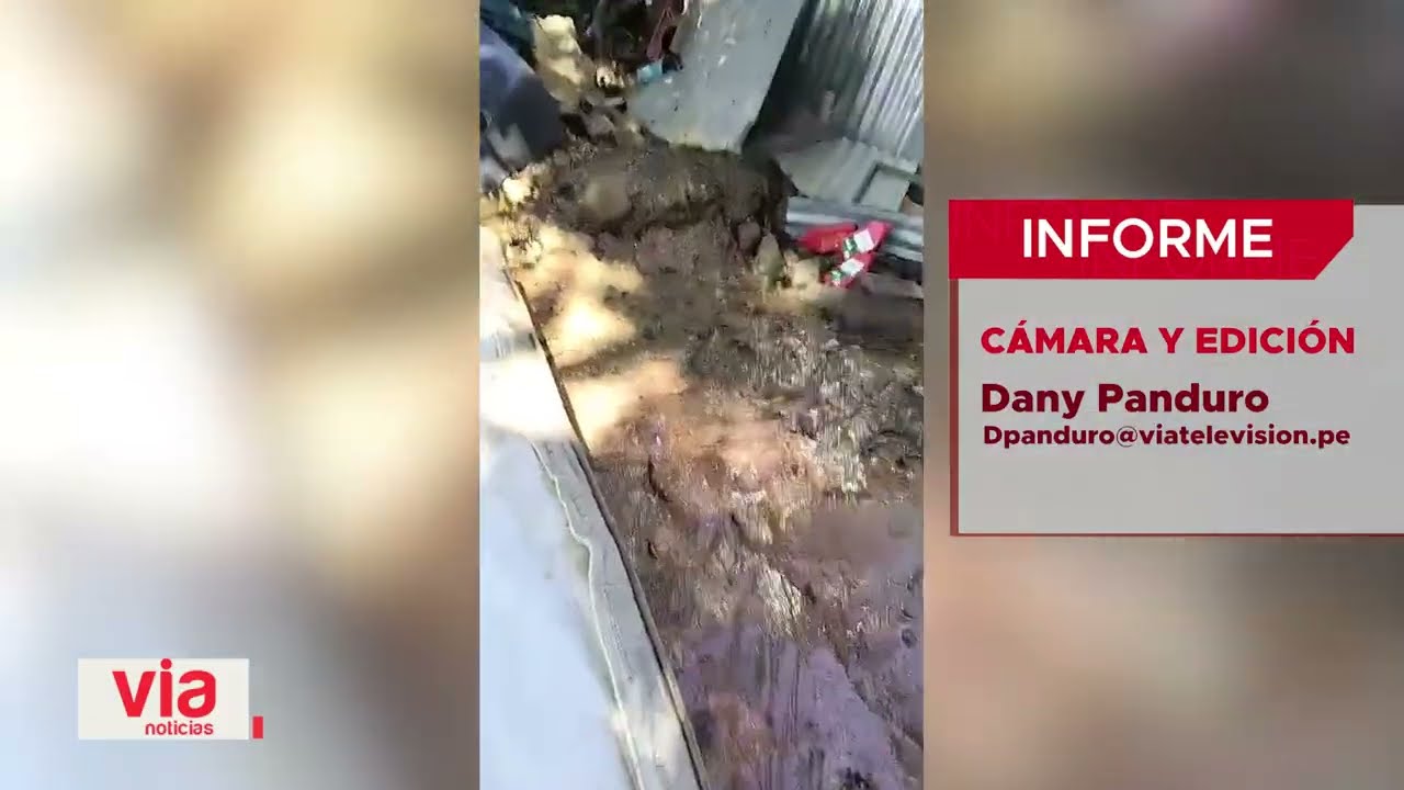 Vecinos reportan rebalse de agua en reservorio de La Banda de Shilcayo Vecinos reportan rebalse de agua en reservorio de La Banda de Shilcayo