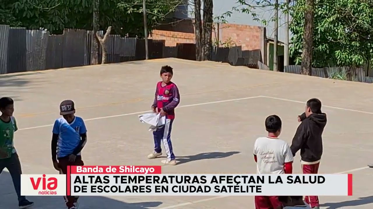 Altas temperaturas afectan la salud de escolares en Ciudad Satélite Altas temperaturas afectan la salud de escolares en Ciudad Satélite
